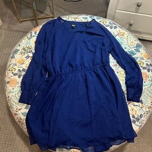 INC International Concepts Royal Blue Blouse